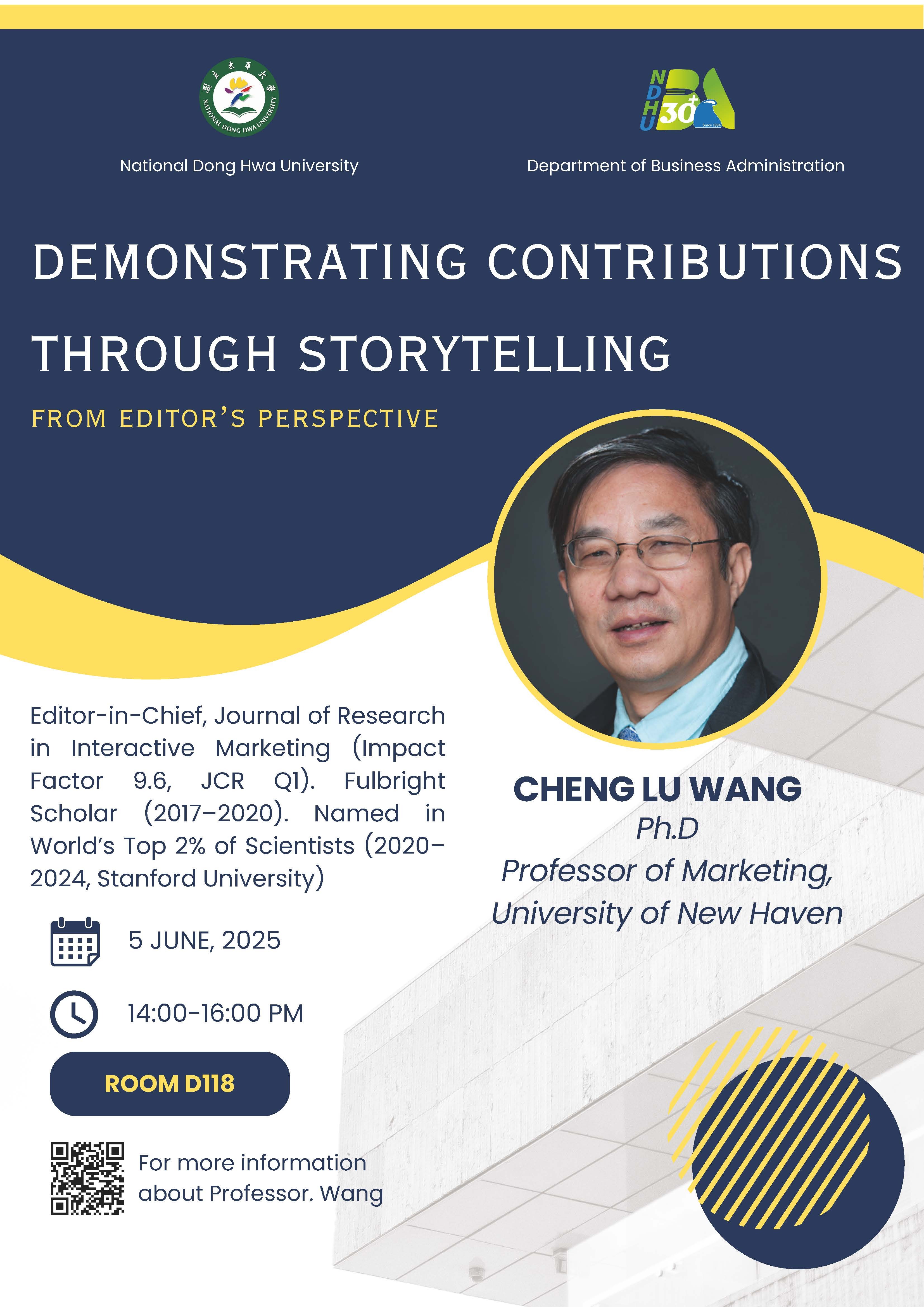 DEMONSTRATING CONTRIBUTIONS THROUGH STORYTELLING from editor’s perspective